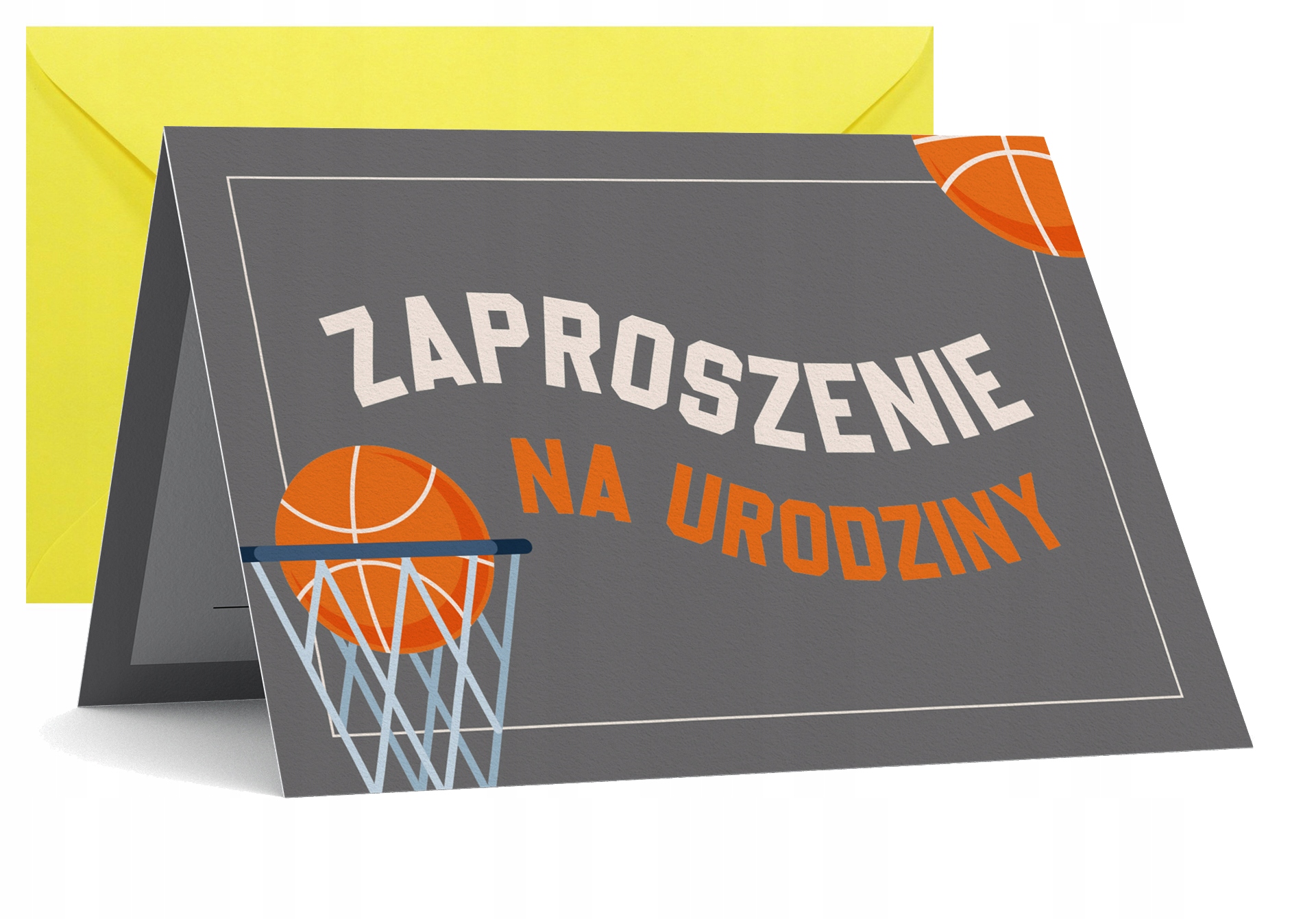 ZAPROSZENIE URODZINOWE DLA FANA KOSZYKÓWKI
