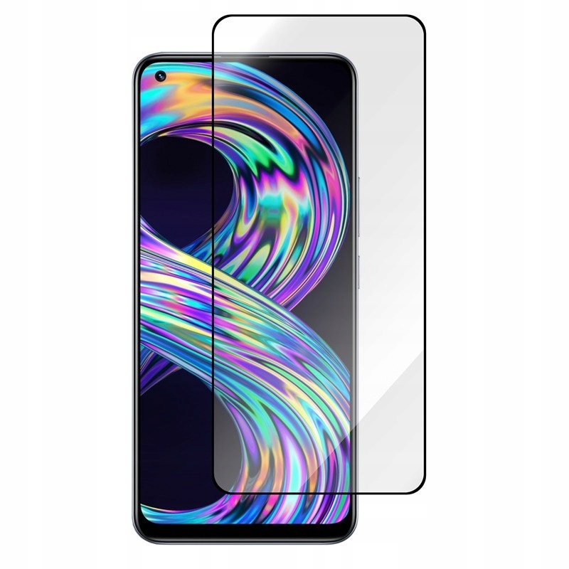 

9D Szkło do Realme 8 8 Pro Full Glue czarne