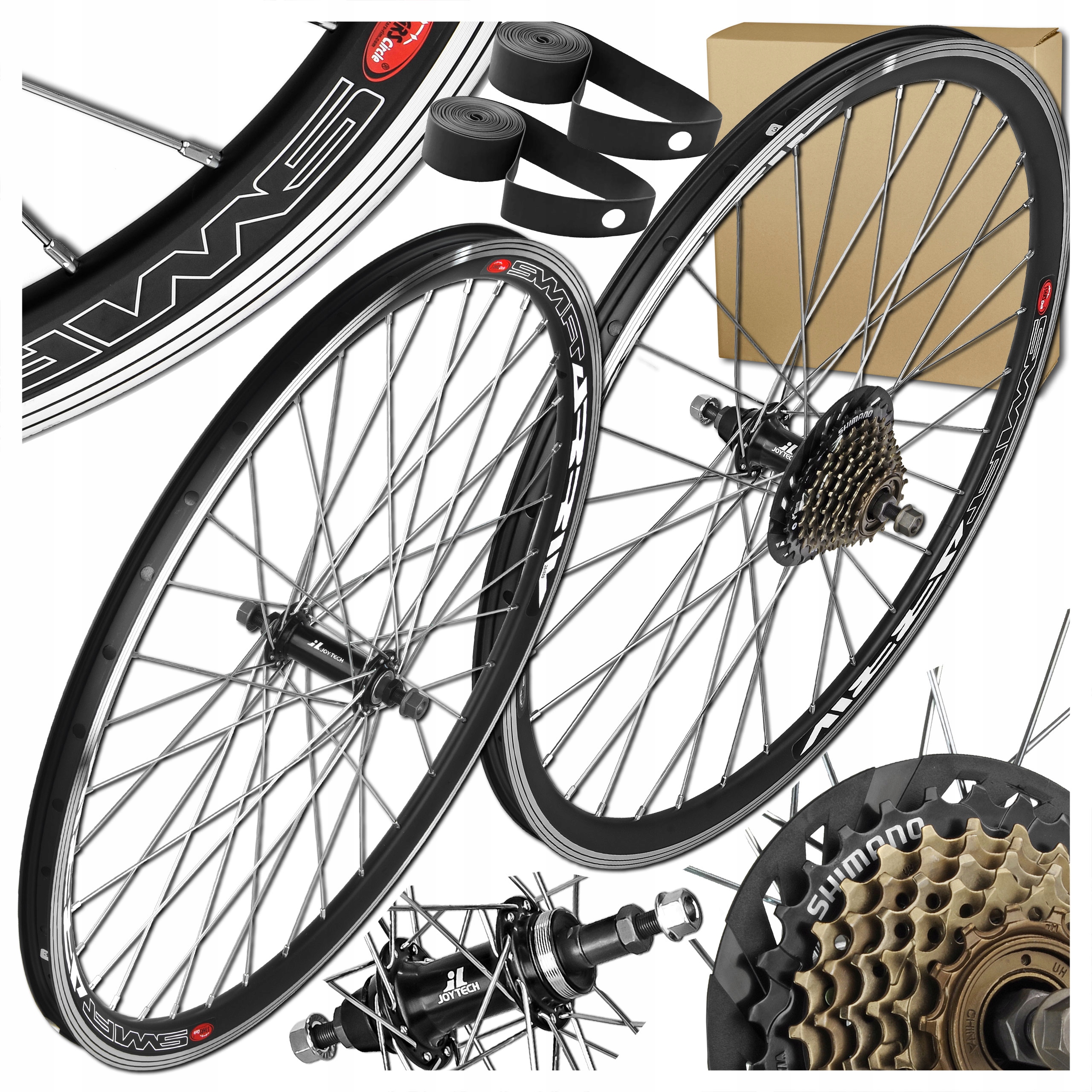 Kola Na Kolo Stars 26'' 559x19 Kuželová V-brake S Volnoběžkou Černá