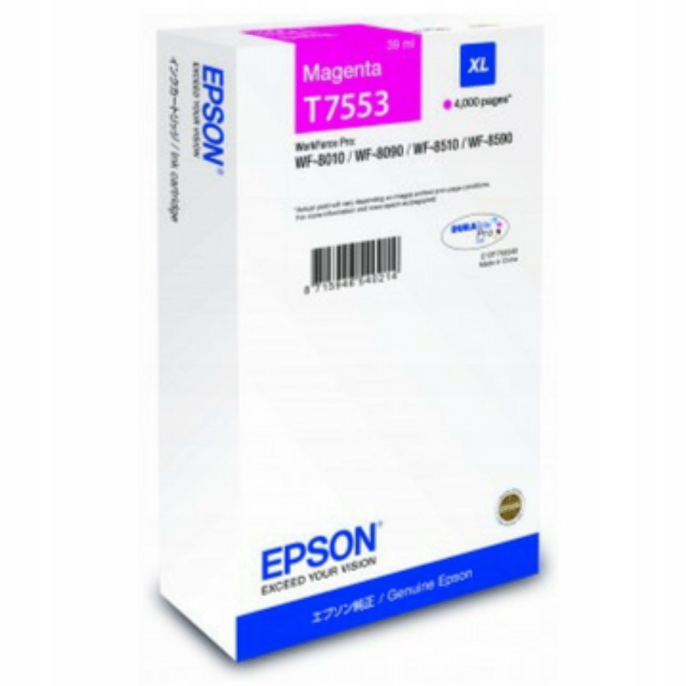 Atrament Epson T7553 C13T755340 Magenta 39 ml