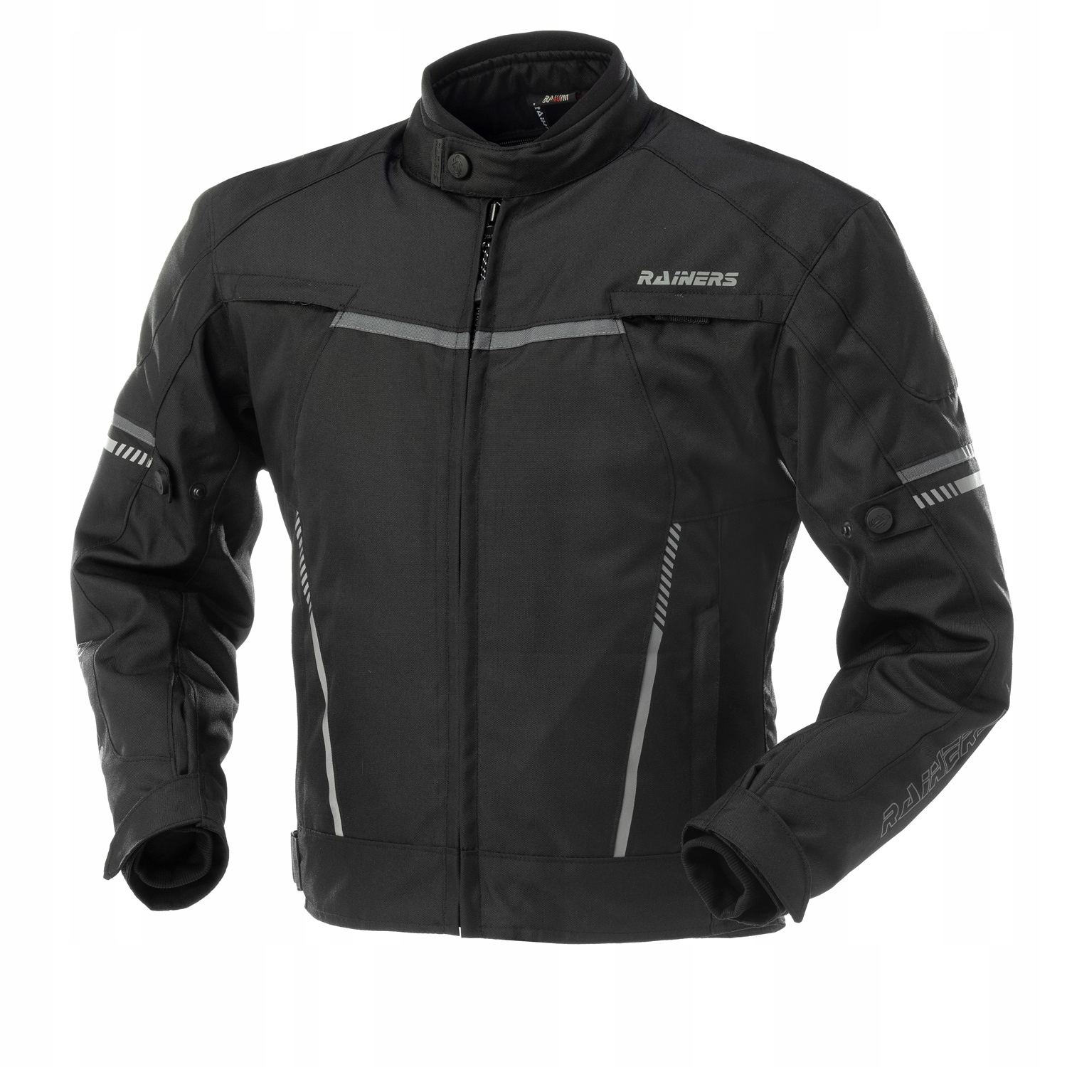 Textilná motocyklová bunda Rainers Jarama Plus čierna 5XL