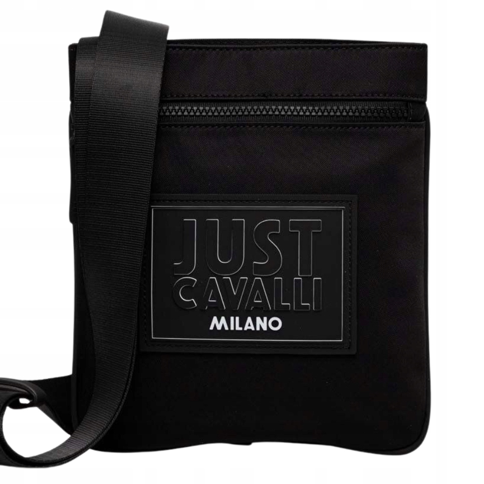 Just Cavalli Černá kabelka Range Institutional Logo