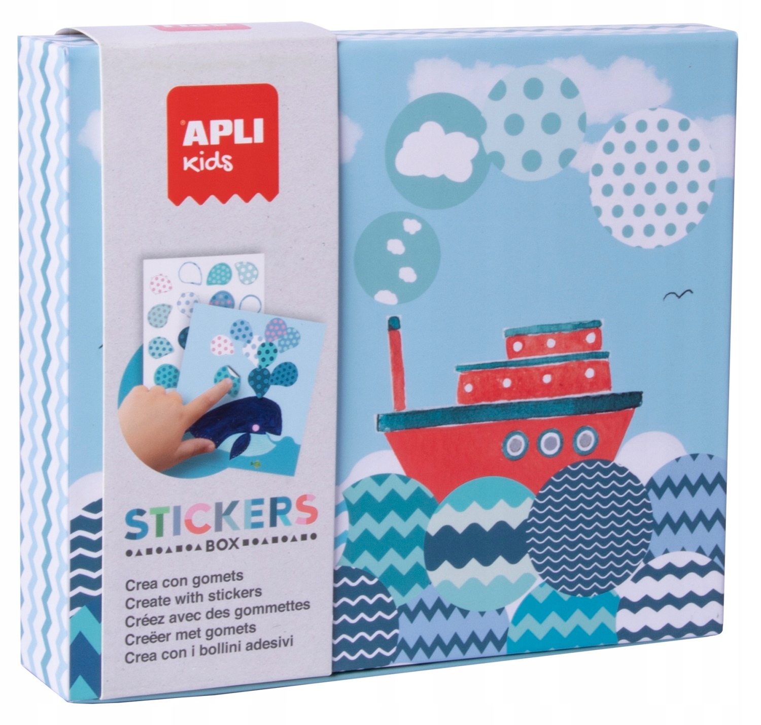 

Apli Kids Zestaw Książęczka Z Naklejkami Statek