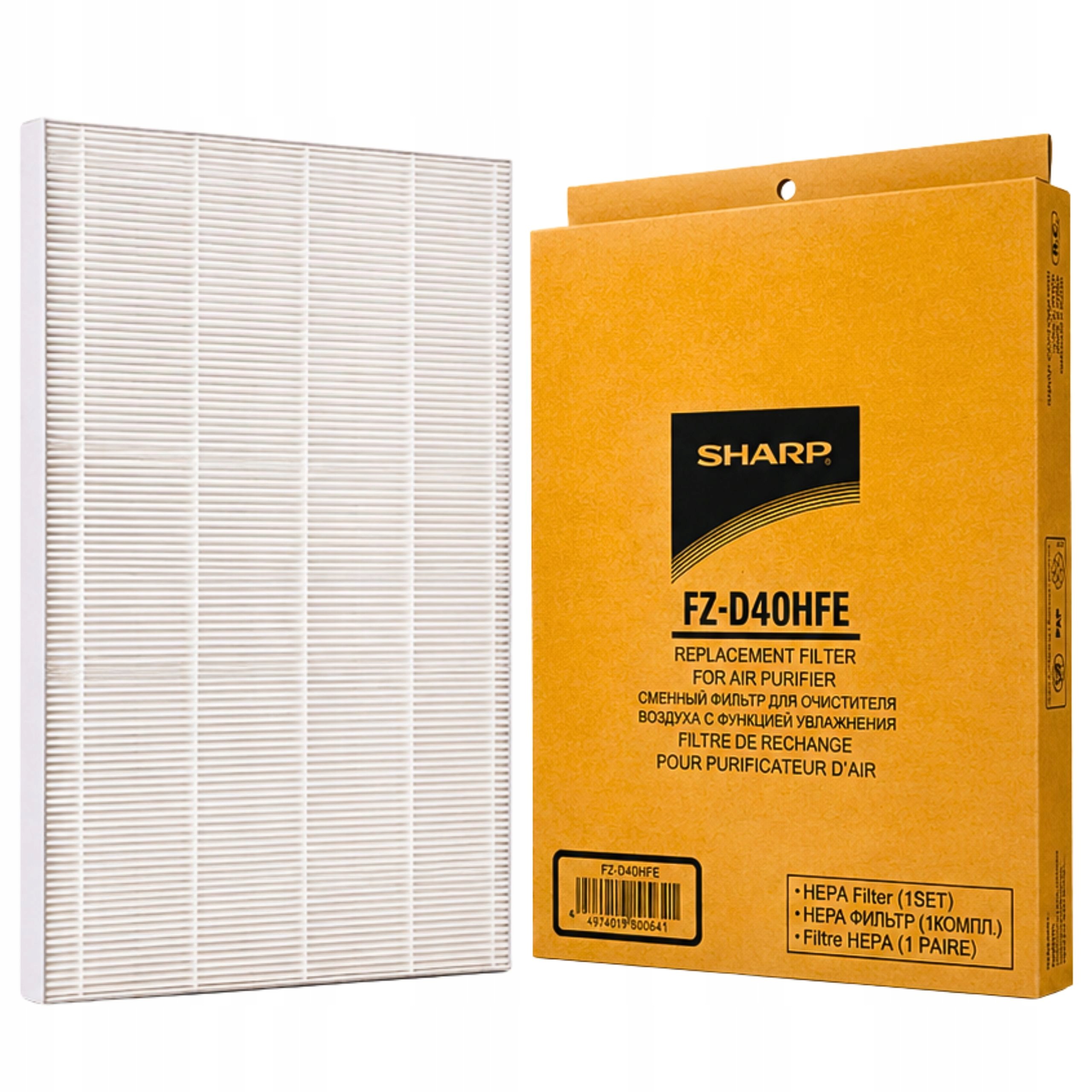 Sharp Originální filtr FZ-D40HFE Hepa pro čističku KC-D40 KC-D50 G40 G50