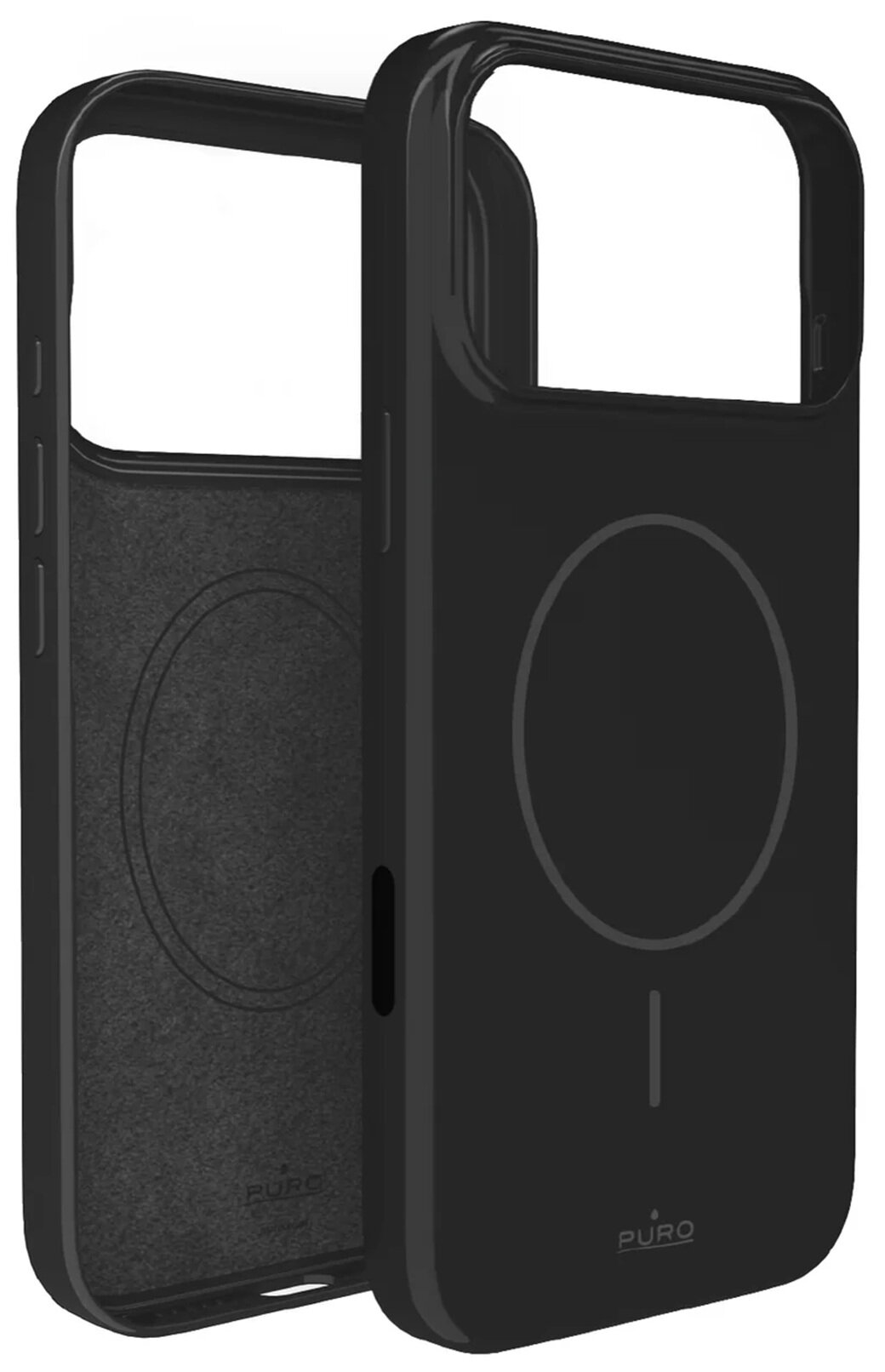 Etui ochronne Puro Pulse na iPhone 17 Pro poliwęglanowe czarne