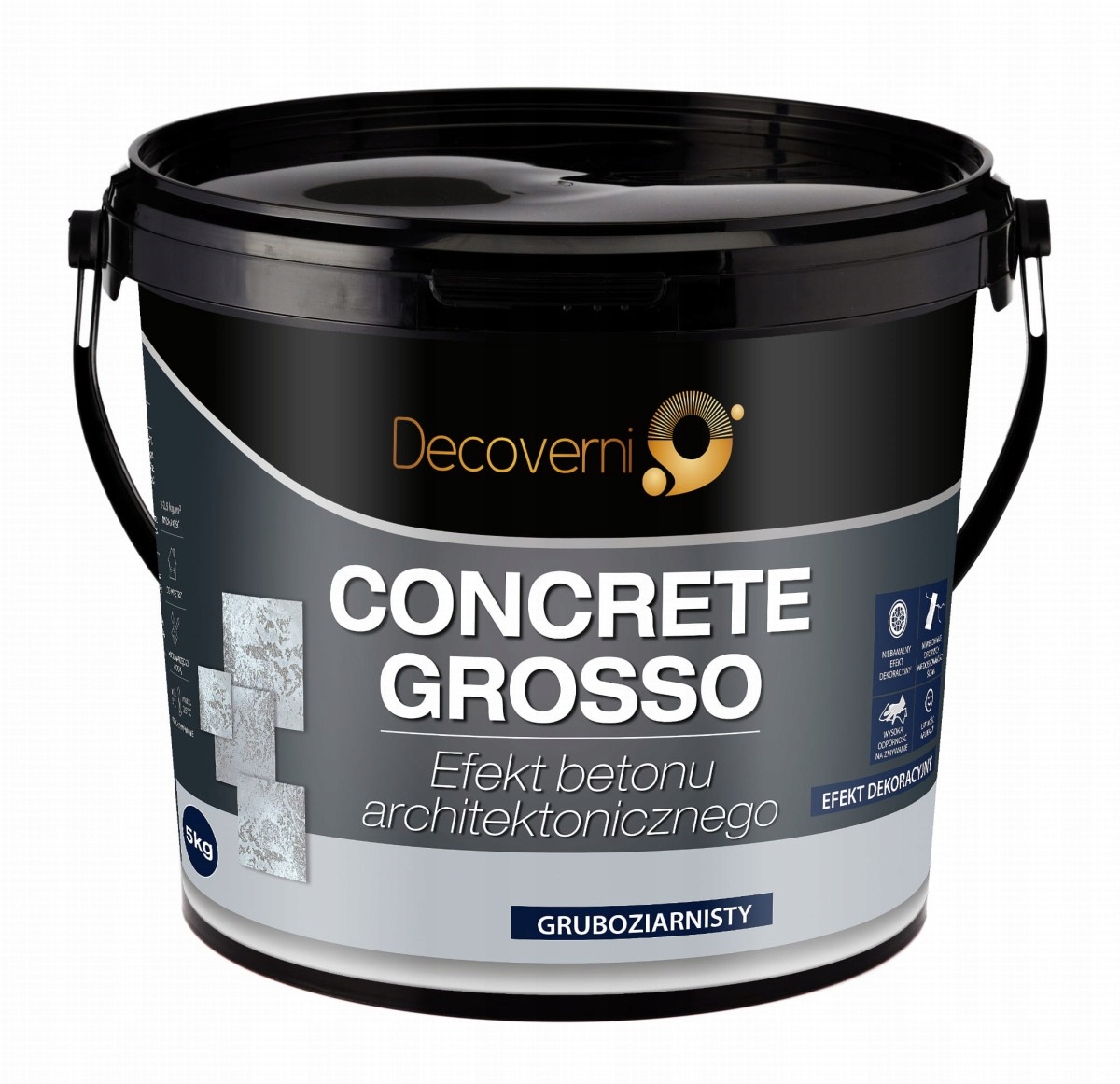 Decoverni Grosso Beton Dekorativní Omítka 5 kg