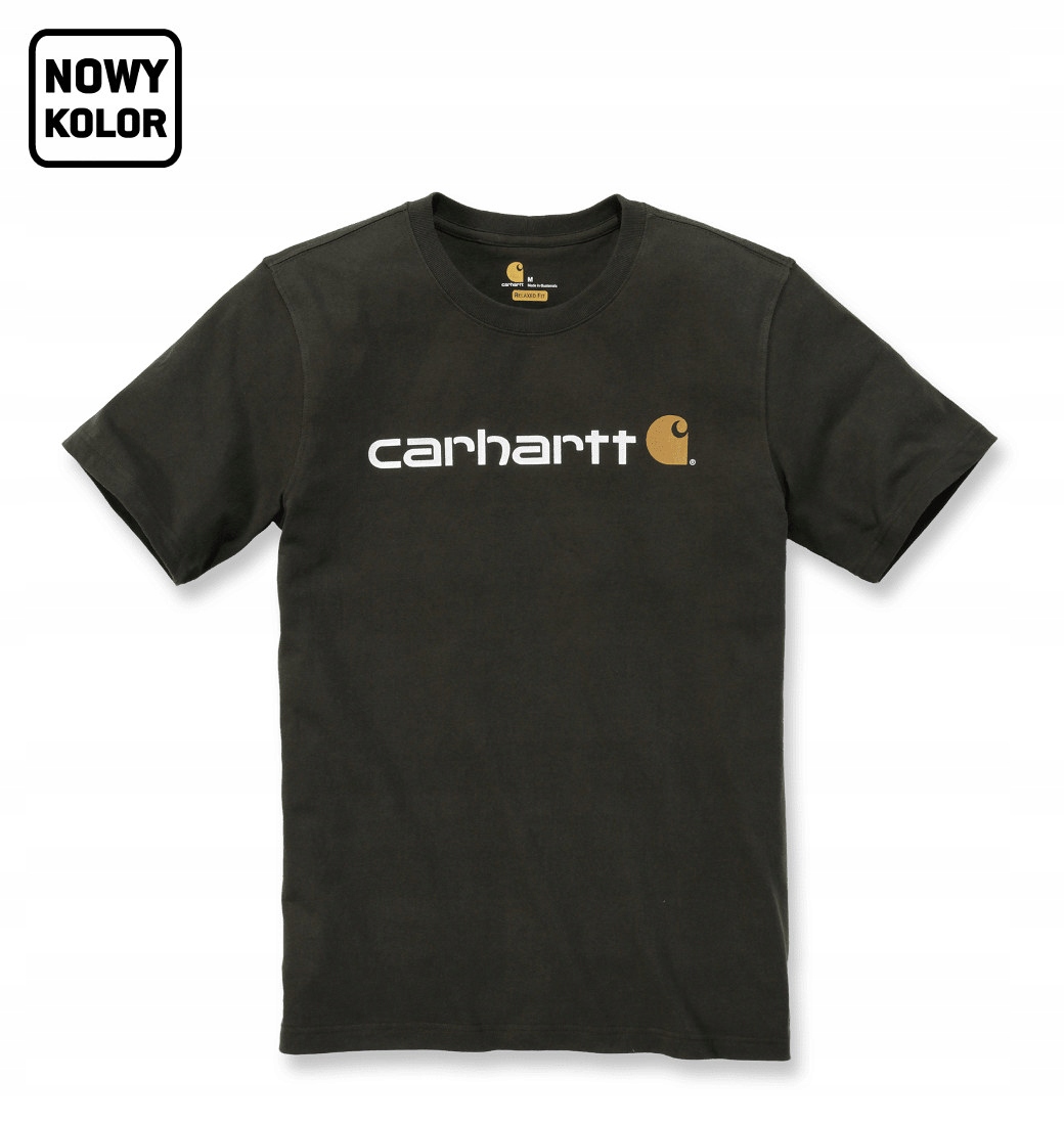 Tričko Carhartt Core Logo T-Shirt Peat