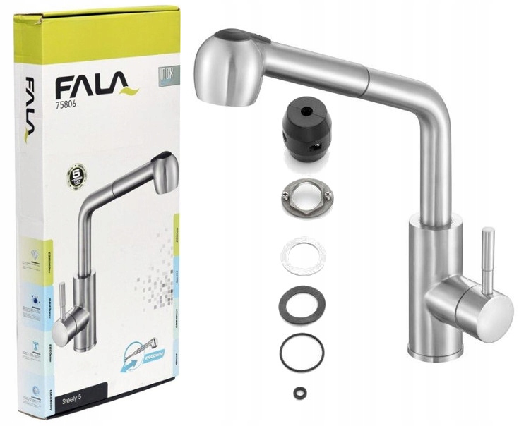 

Bateria Kuchenna Ruchoma Zlewozmywak Inox Steely 5
