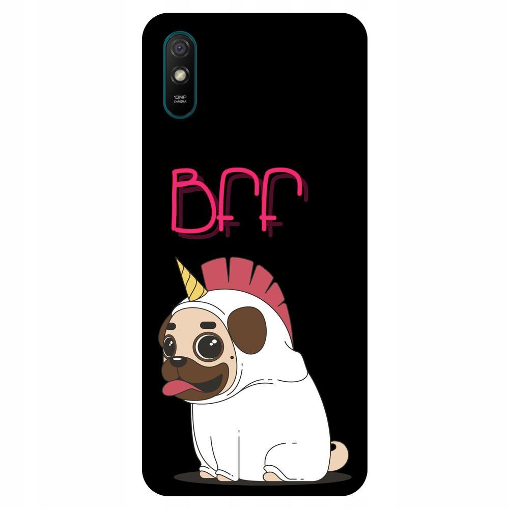 

Etui do Xiaomi Redmi 9A Mops jednorożec