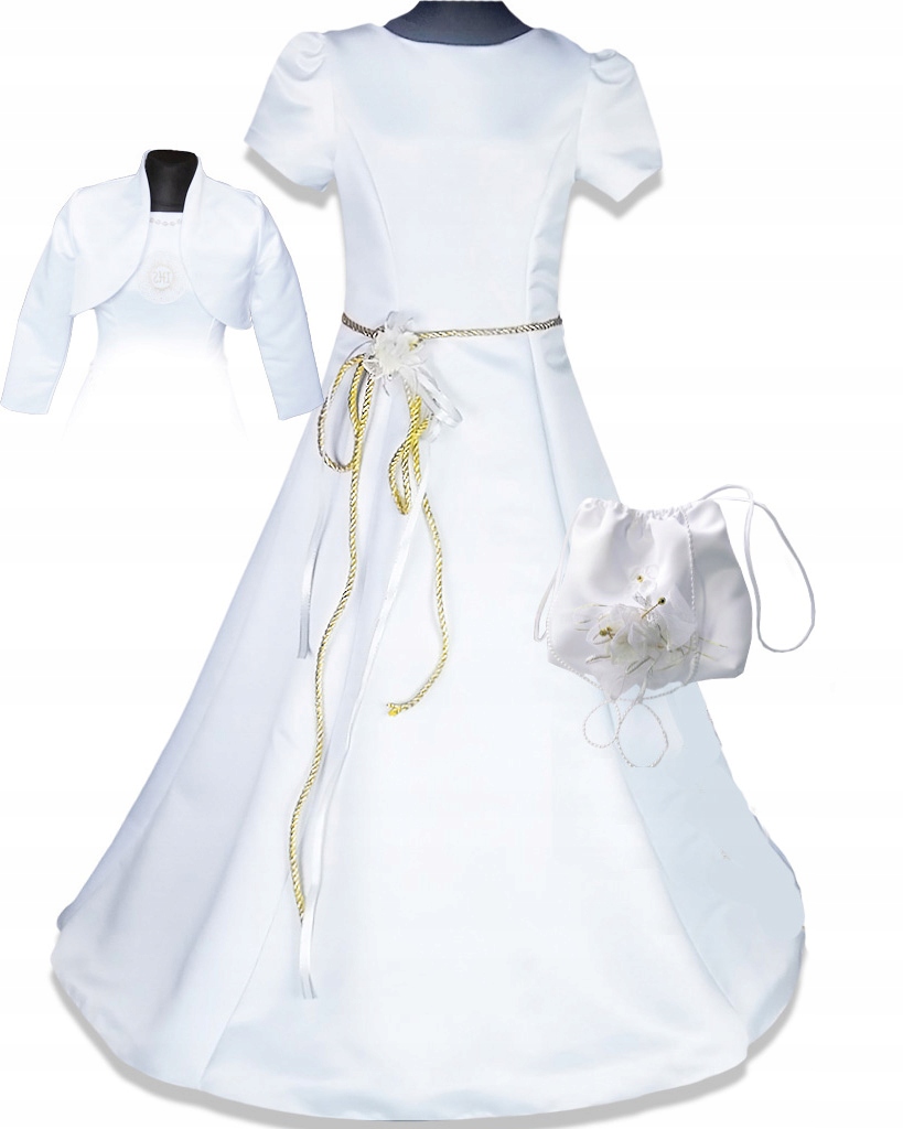 Alba komunijna komplet IGA bolerko torebka 128