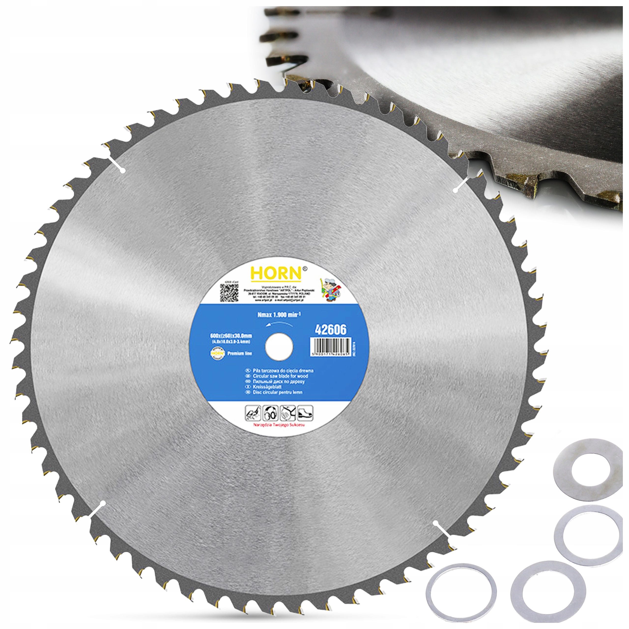 Tarcza Do Drewna 600x30 mm 60 zebow Piła Tarczowa Do Krajezgi Cięcia Drzewa