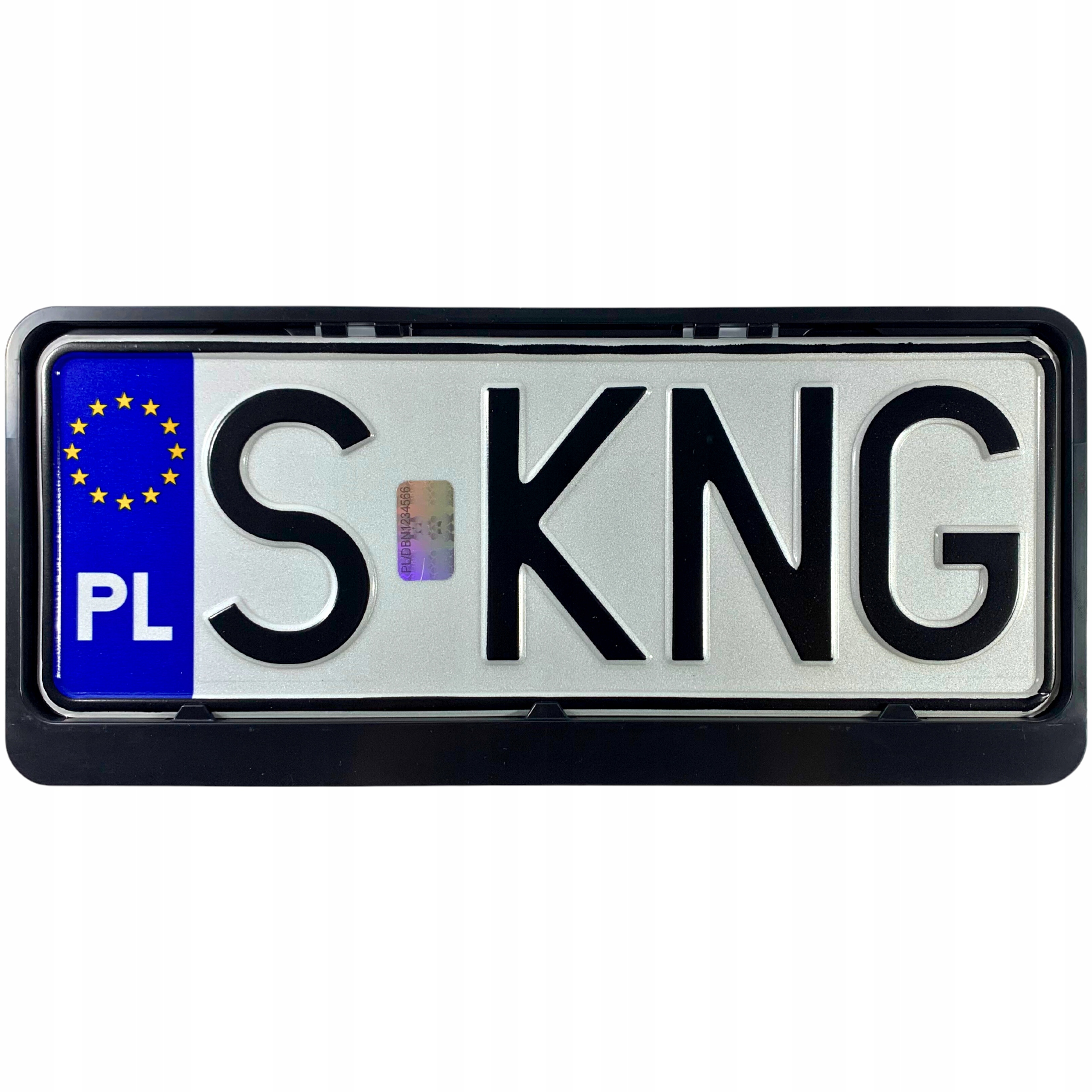 Ramka pod tablicę rejestracyjną Usa Jdm – krótka, skrócona mała czarna