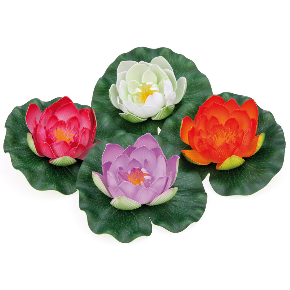 Pontec PondoLily Pływające lilie wodne 4 szt.- mix