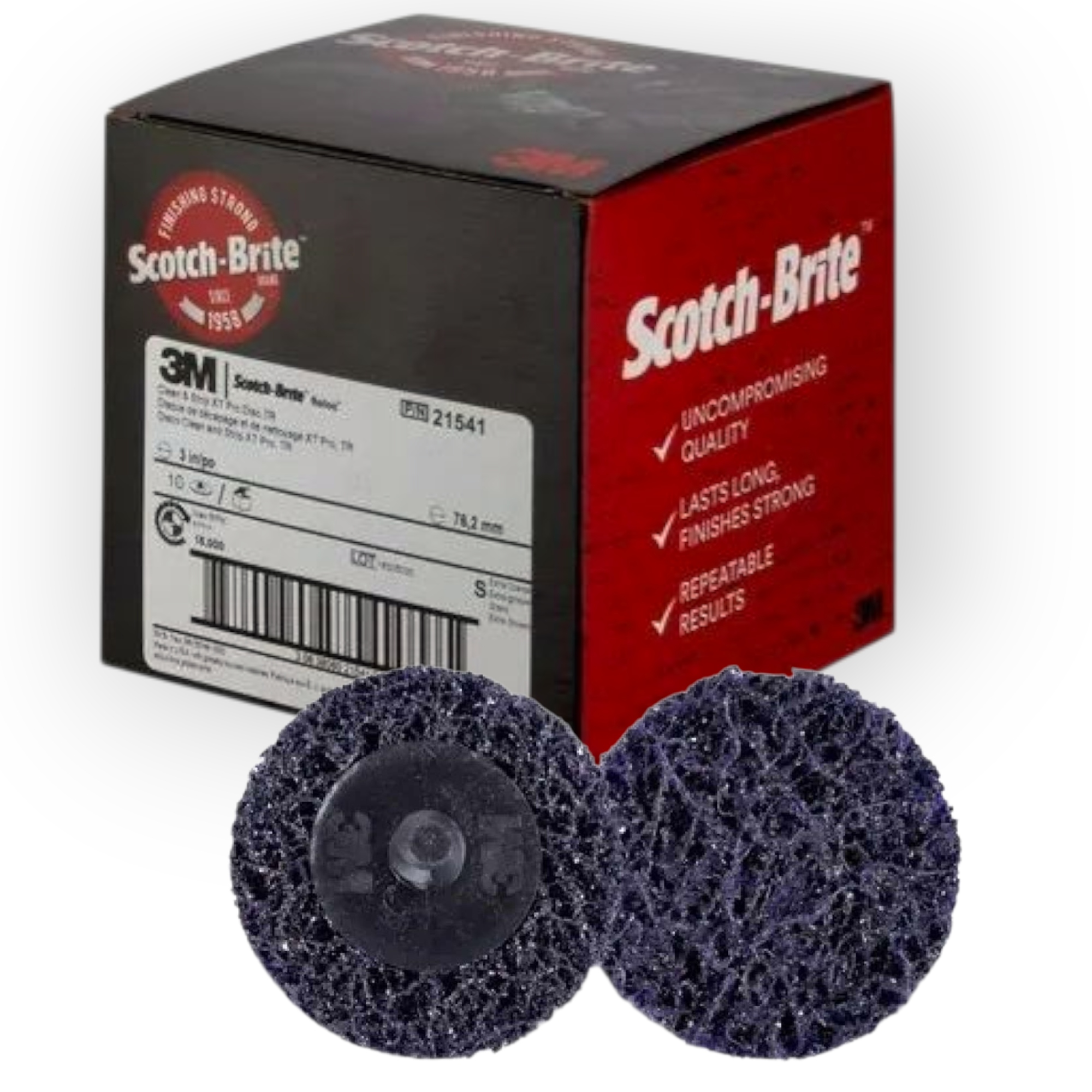 Kotúč Brúsny disk 3M 21541 Scotch-Brite Roloc Odstránenie hrdze z farby 10ks
