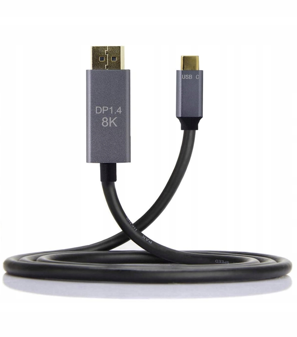 Adapter przejściówka USB-c do DisplayPort 8K 4K do Mac MacBook M1 M2 M3 Złącza DisplayPort - USB typ C