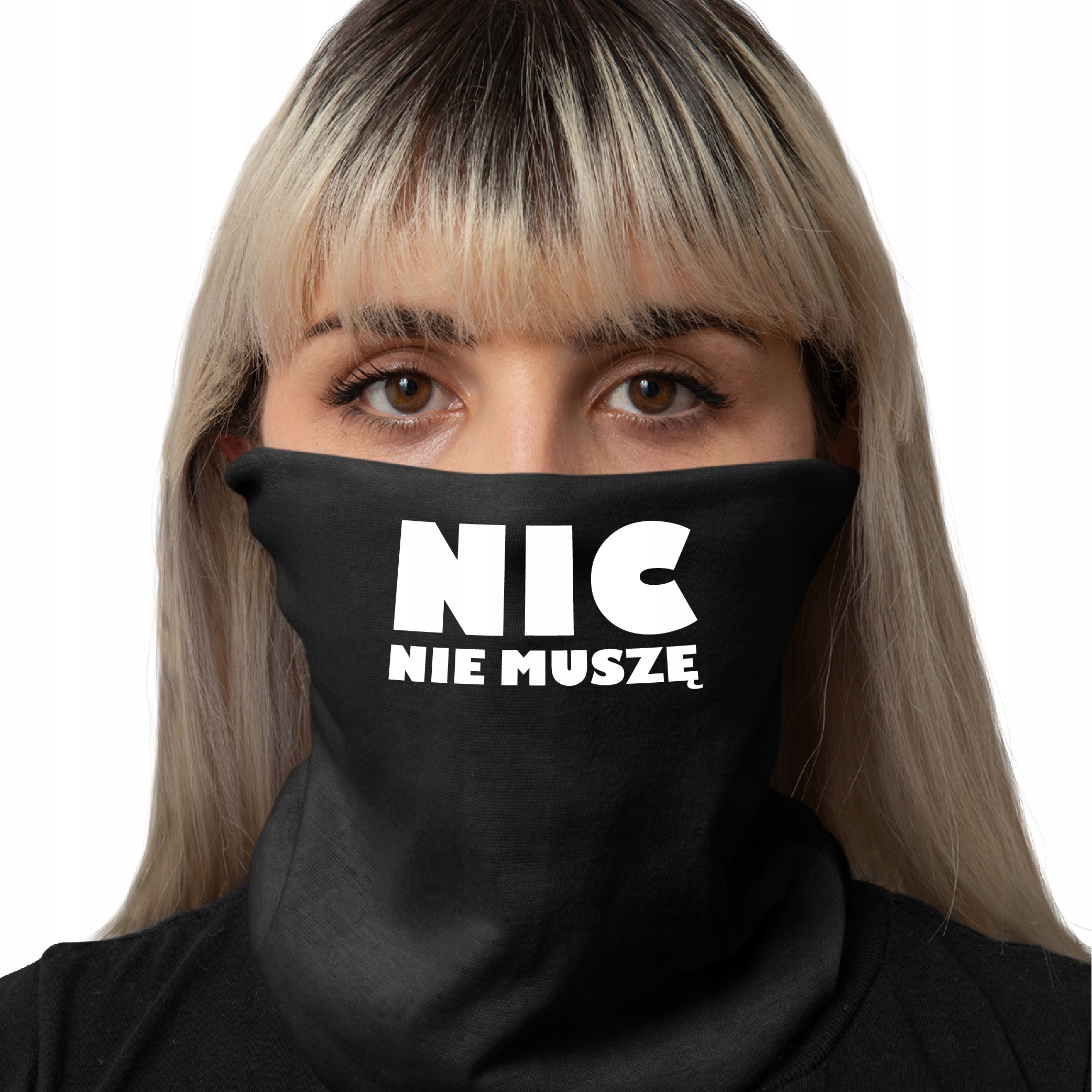 

Komin Chusta Bandama Nic Nie Muszę Strajk Kobiet