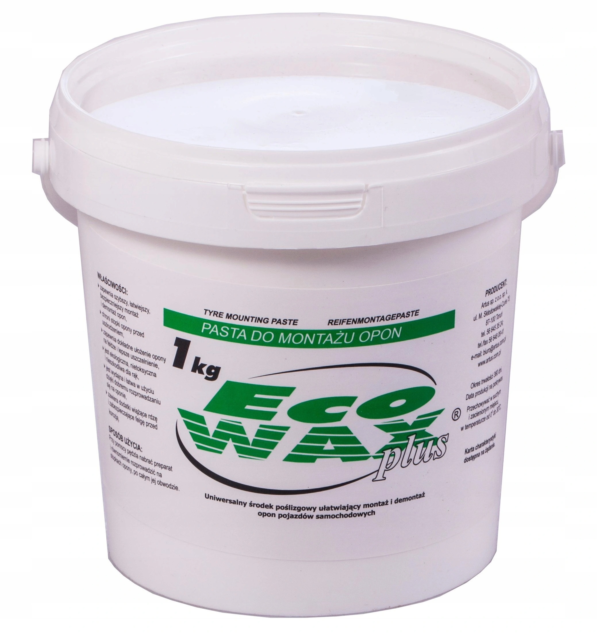 

Pasta Maść do montażu opon montażowa Eco Wax 1kg