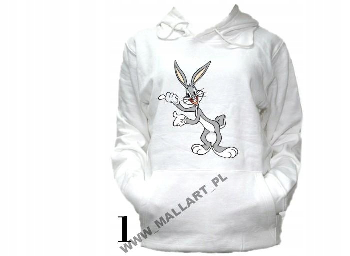 

Bluza Kaptur Królik Bugs Daffy Kaczor Wzory