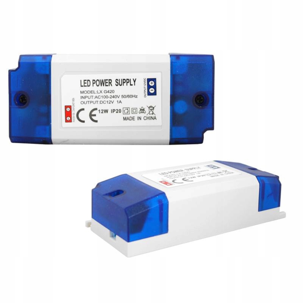 

Zasilacz Led 12V 12W 1A do taśm Led oświetlenia