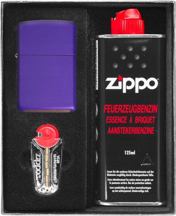 Sada Zippo Zapalovač Reg Purple Matte Dárkový No1