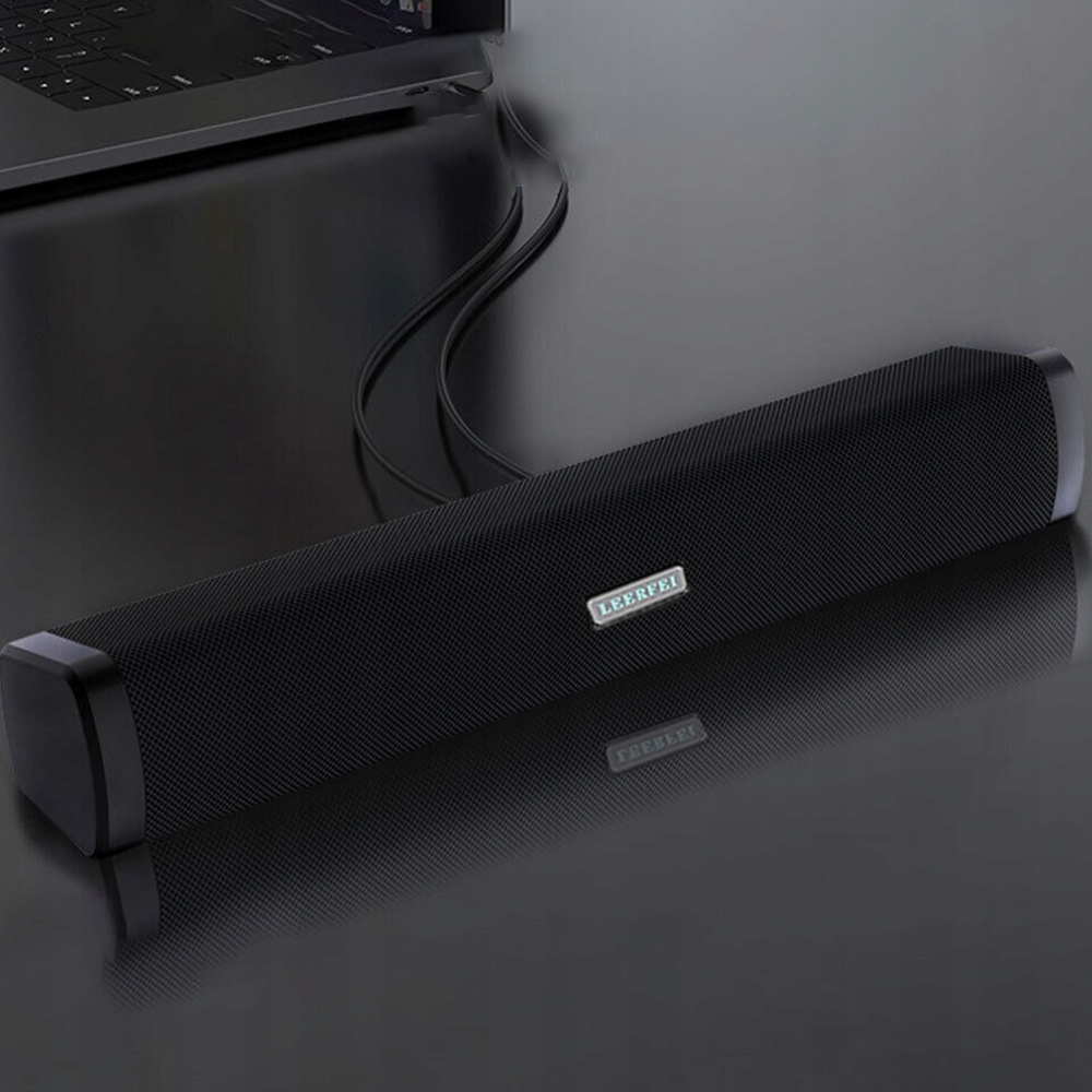 SOUNDBAR GŁOŚNIK KOMPUTEROWY LAPTOPA PC RGB USB Sterowanie wbudowane w głośnik