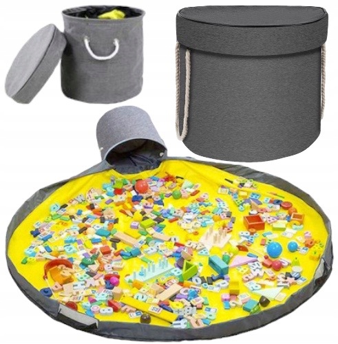 

Kosz Z Matą Zabawki Organizer Worek Pojemnik Mata