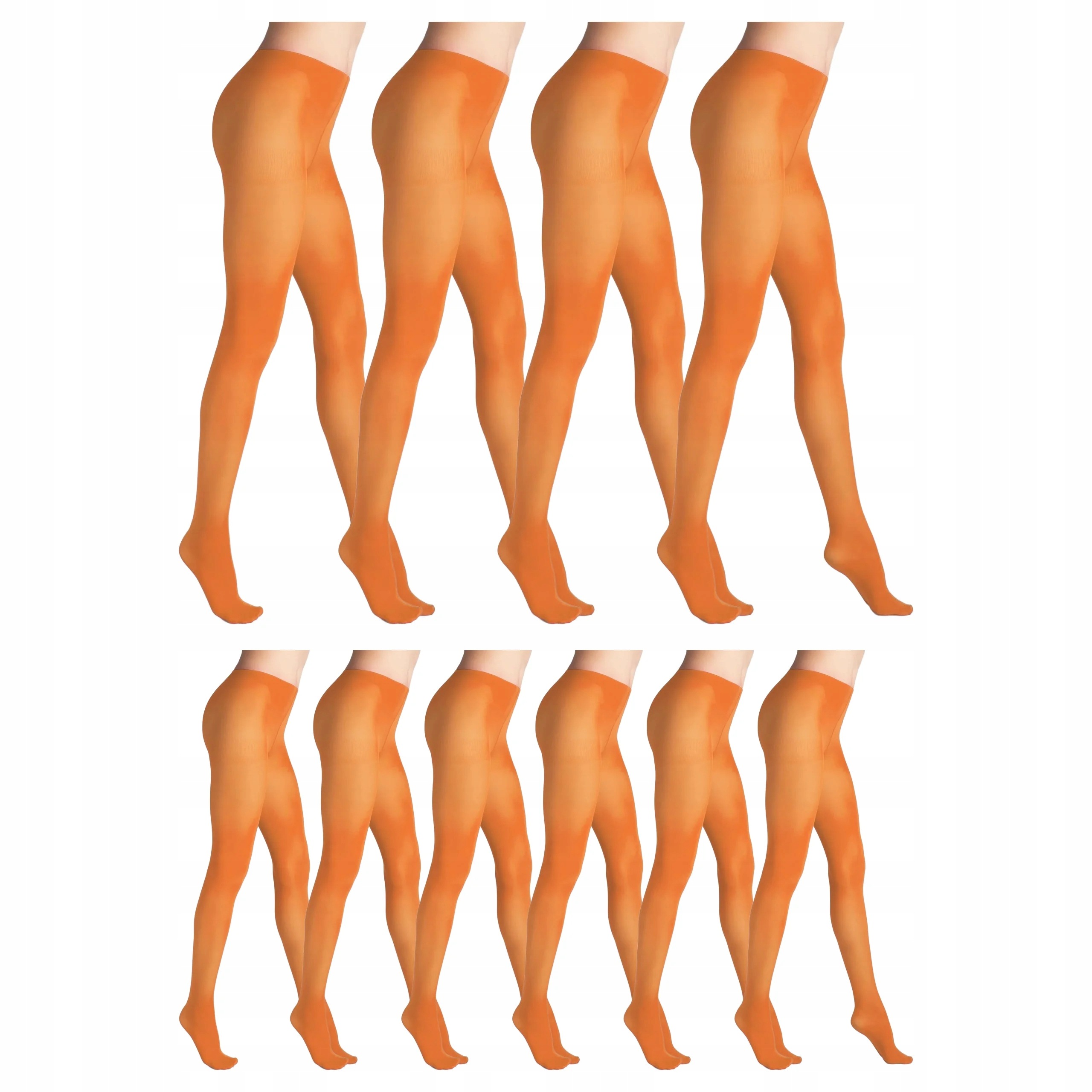 10 x Punčocháče bezmjatkové krycí Tonic Marilyn 3-M Pumpkin
