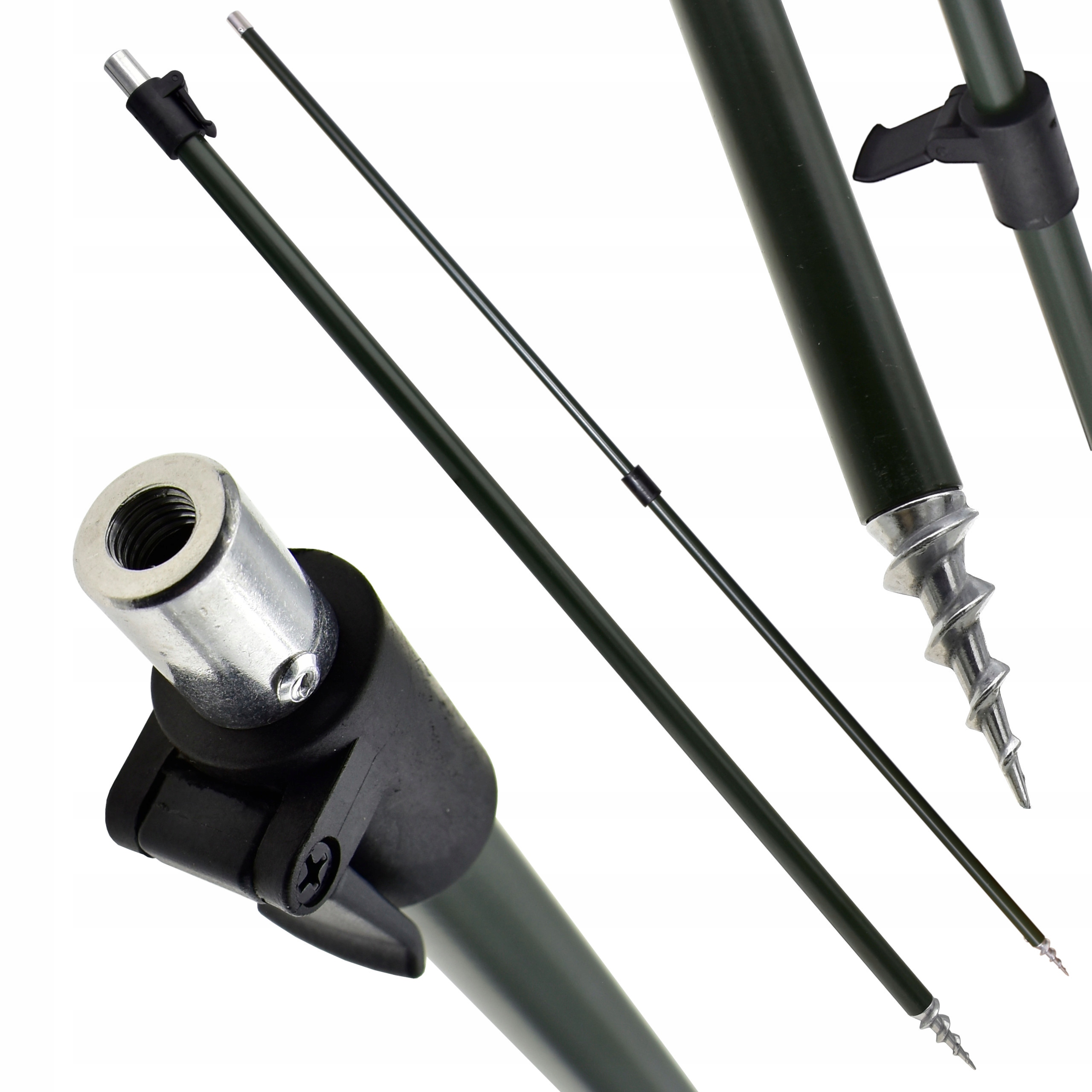 PODPÓRKA SZTYCA WĘDKARSKA 67-115 cm MOCNA teleskop