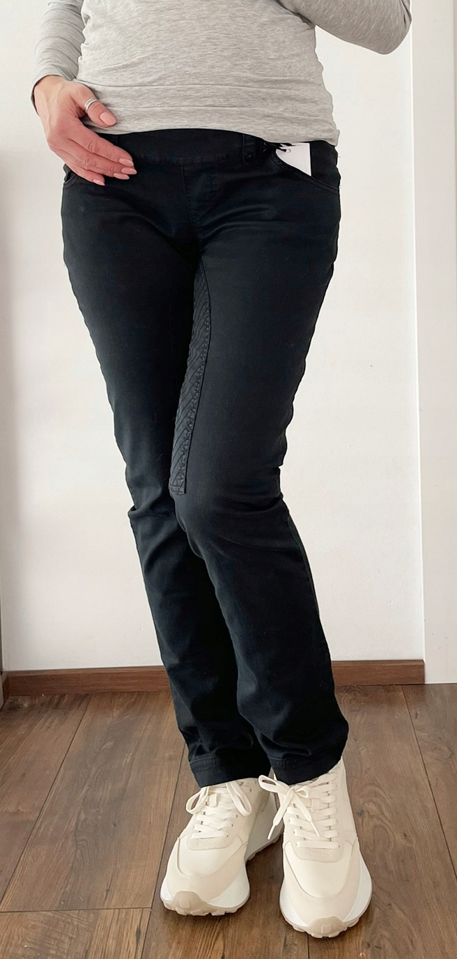 Těhotenské Kalhoty jednoduché M bavlna