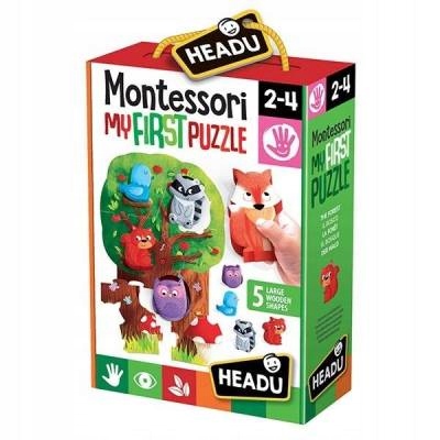 

Headu Montessori Puzzle 6 el las+figurki