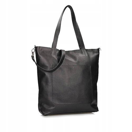 Carla Gotti dámská kabelka z přírodní kůže černá