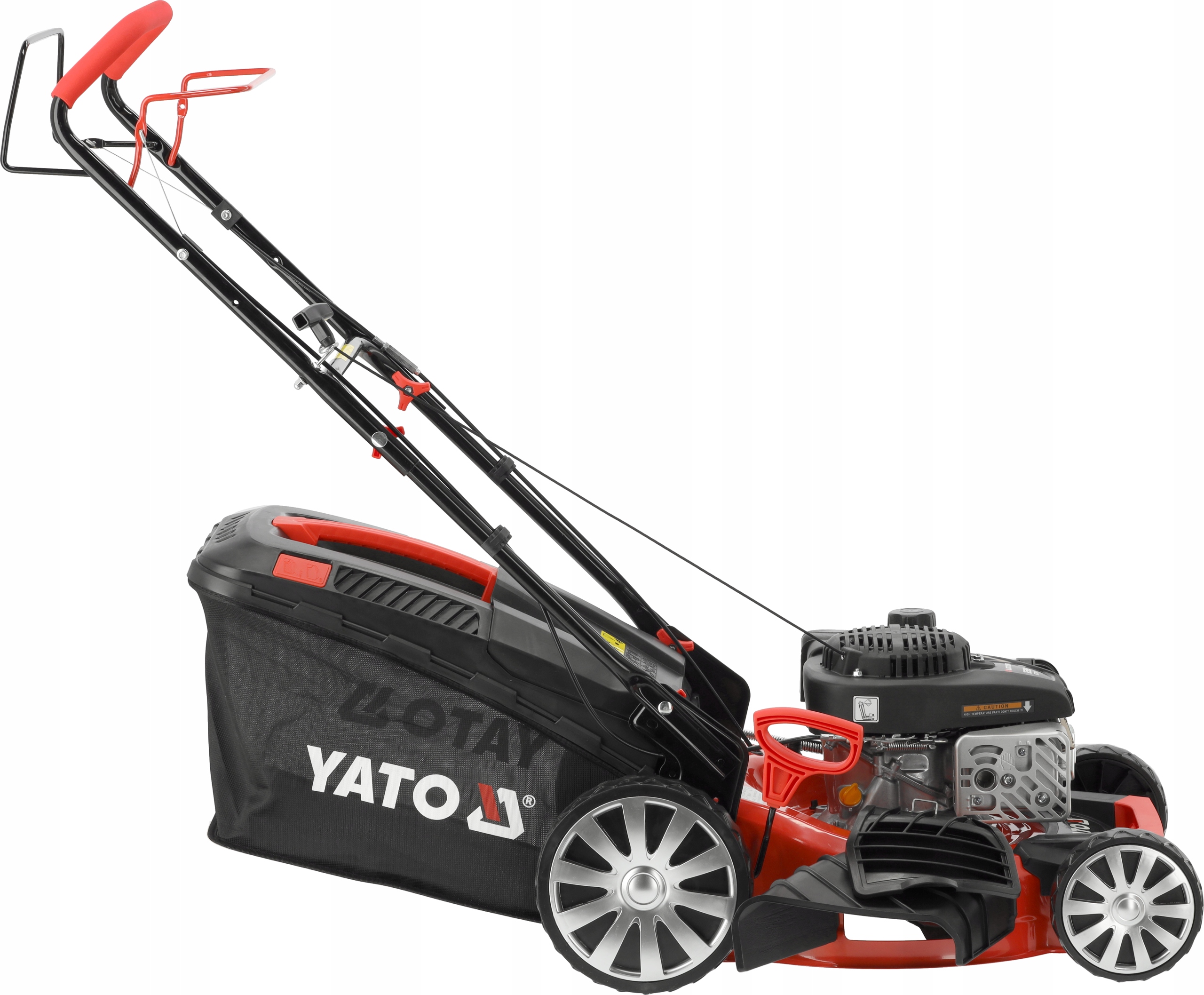 БЕНЗИНОВА КОСАРКА З ПРИВОДОМ ДЛЯ ТРАВИ 46см 3.26HP LONCIN 139см3 62L YATO Ширина зрізу 46см