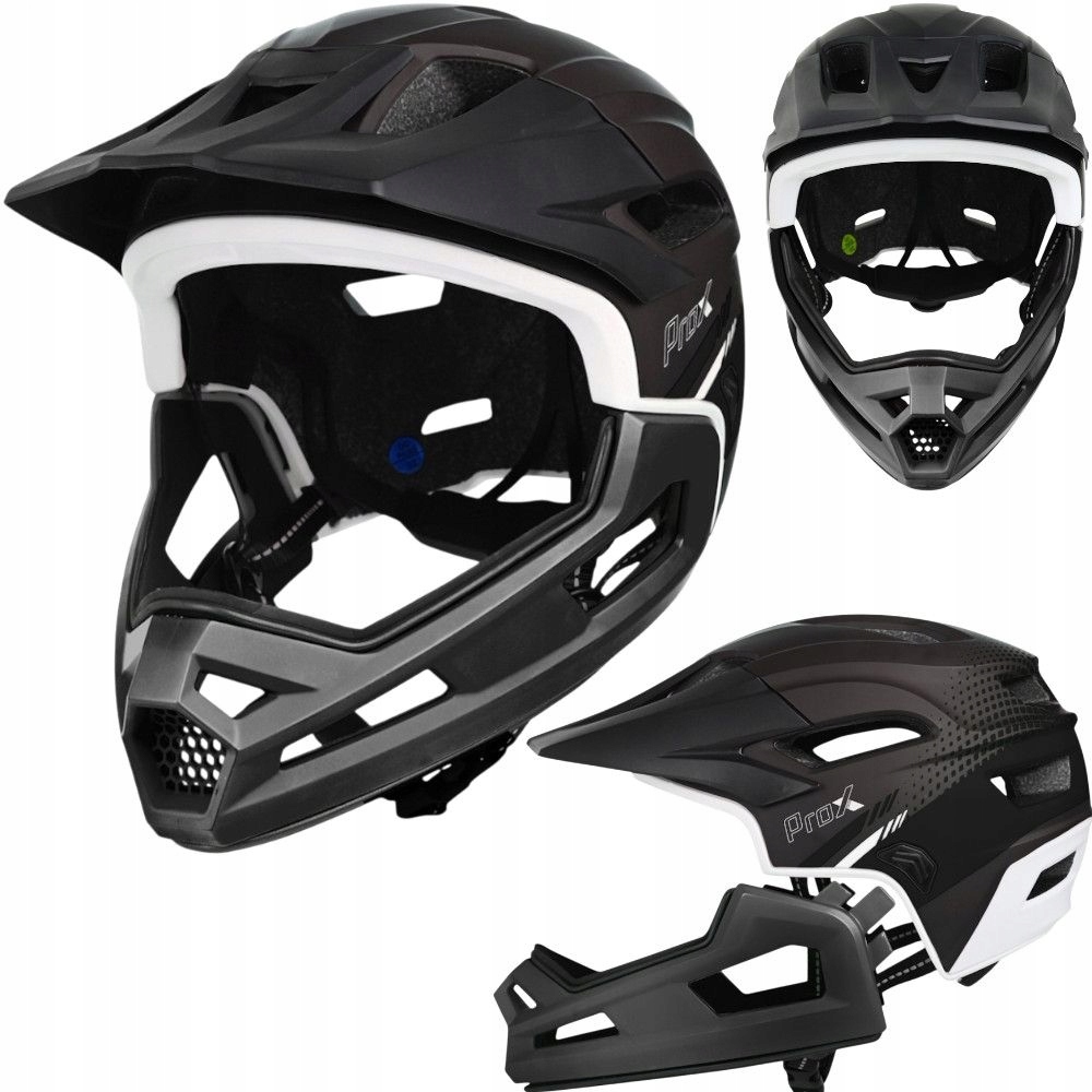 Cyklistická přilba Fullface pro koloběžku ProX Cage II, nastavitelná, 55-60 cm