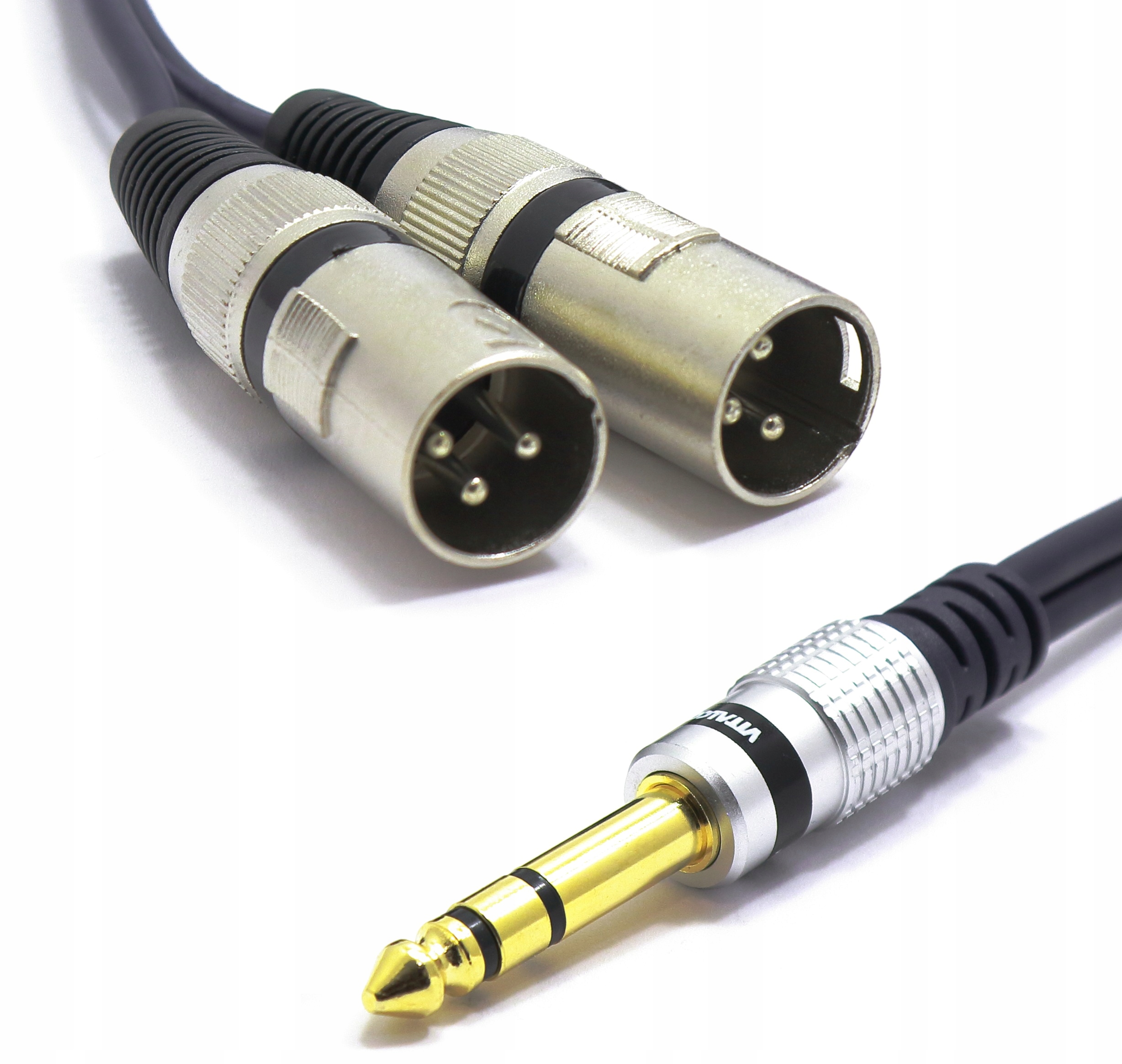 

Kabel 2X Wtyk Xlr Męski Jack 6.3 Stereo 3m Vitalco