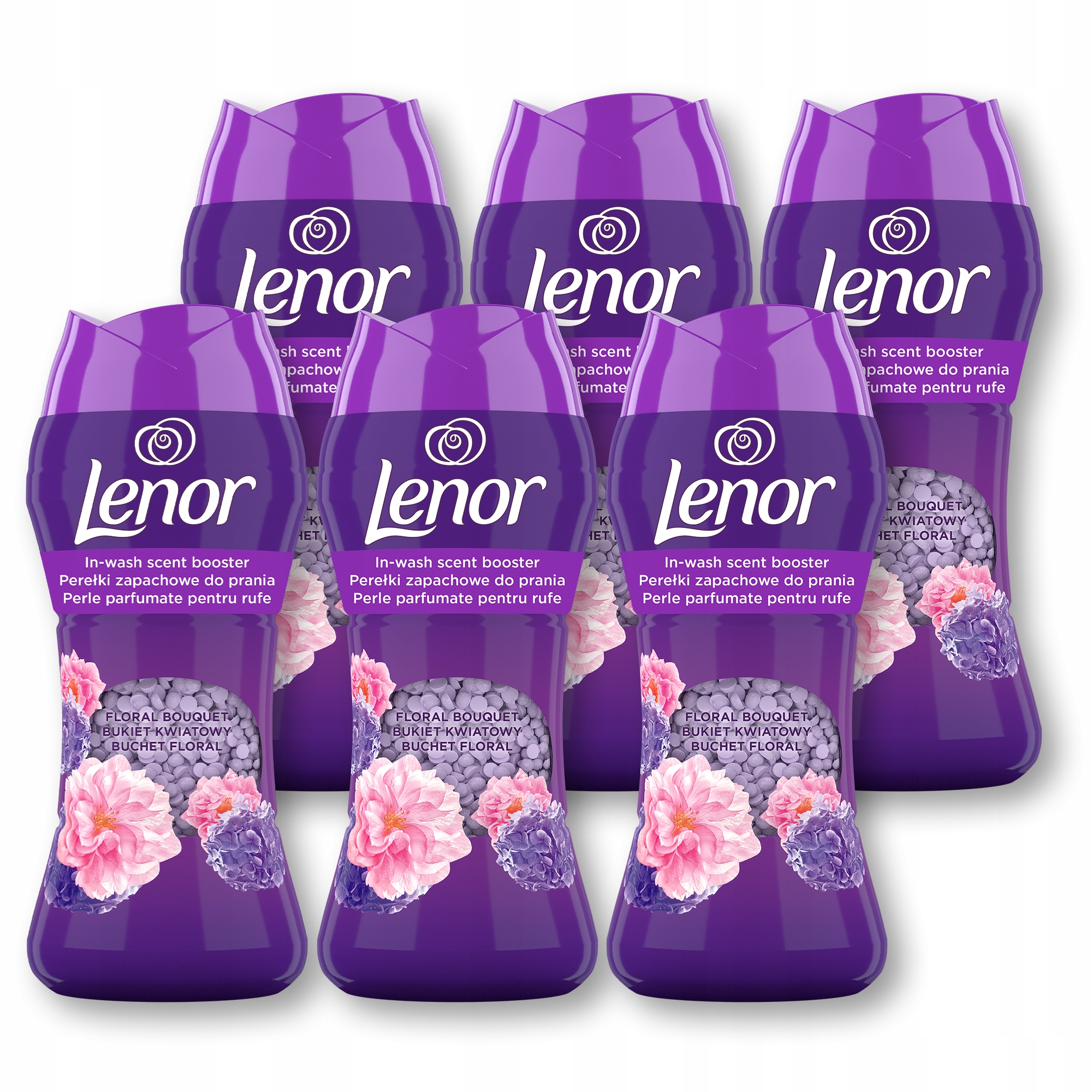 Lenor Perełki zapachowe do prania, 6 x 270g, Floral Bouquet