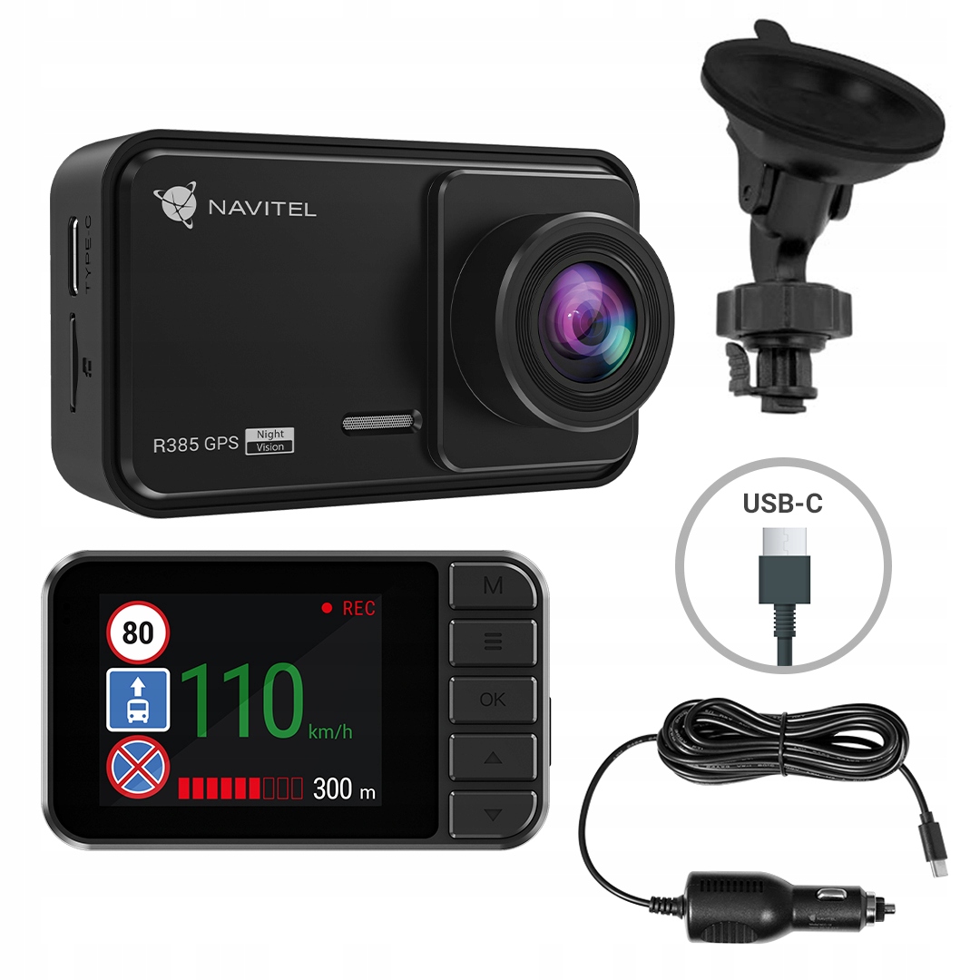 Wideorejestrator Navitel NAVITEL R385 GPS 2K