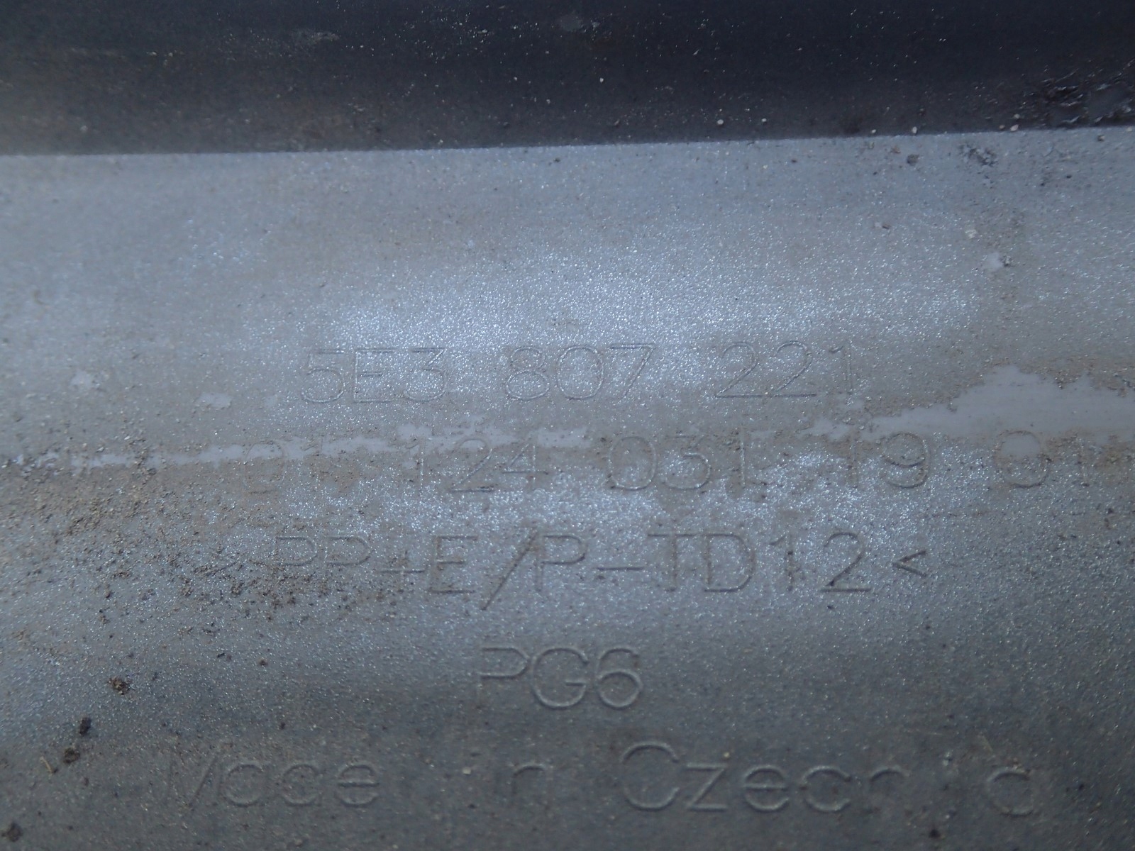 bumper front front SKODA OCTAVIA 4 IV 5E3 NX3