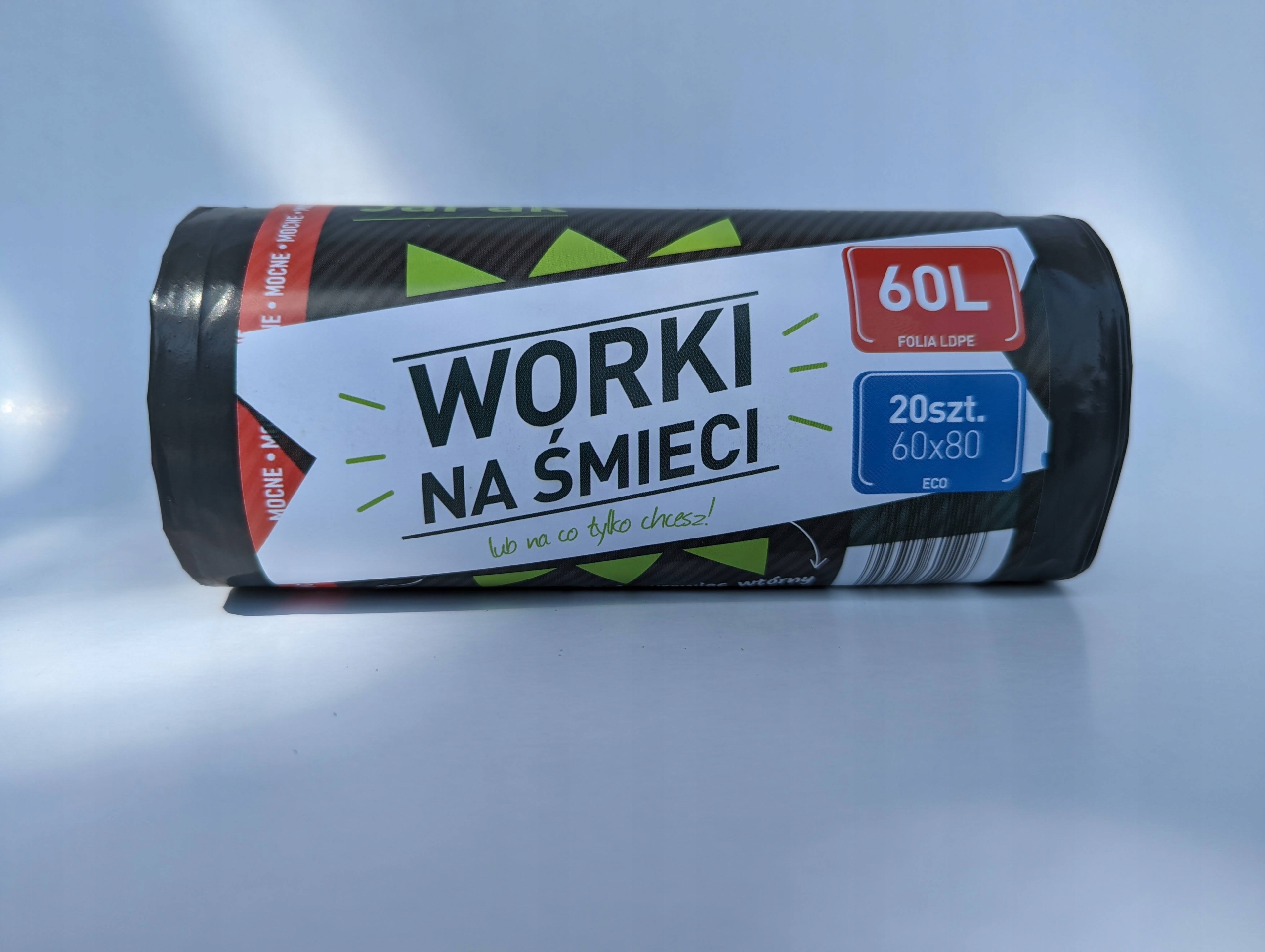 

Worki na śmieci do koszy czarne 60l 20szt