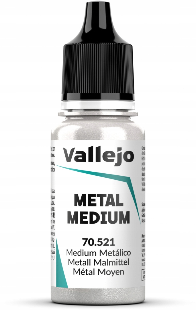 Vallejo 70521 Model Color Metal Medium 18ml