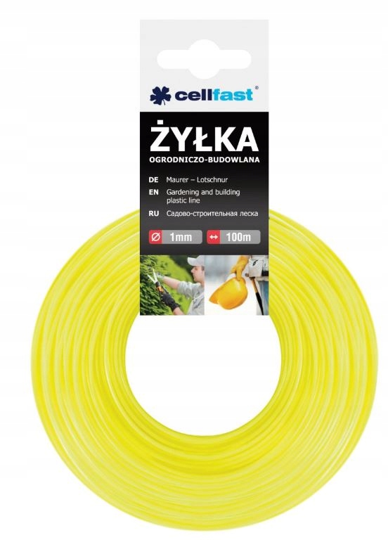 

Żyłka 1mm 100m Ogrodniczo Budowlana Cellfast
