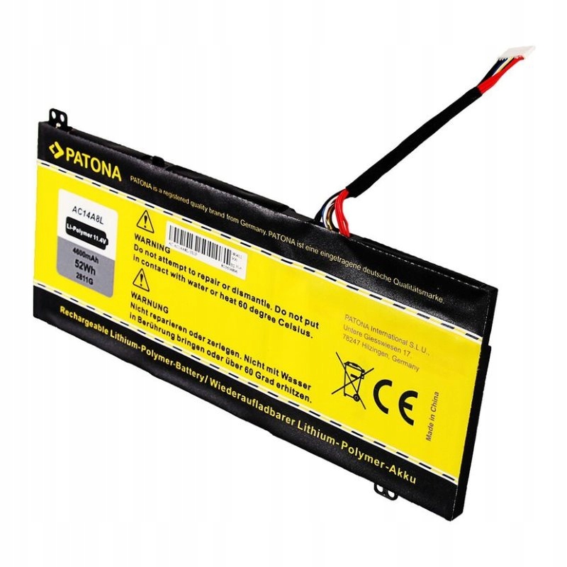 Patona batéria pre ntb Acer Aspire VN7 4600mAh Li-pol 11,4V AC14A8L