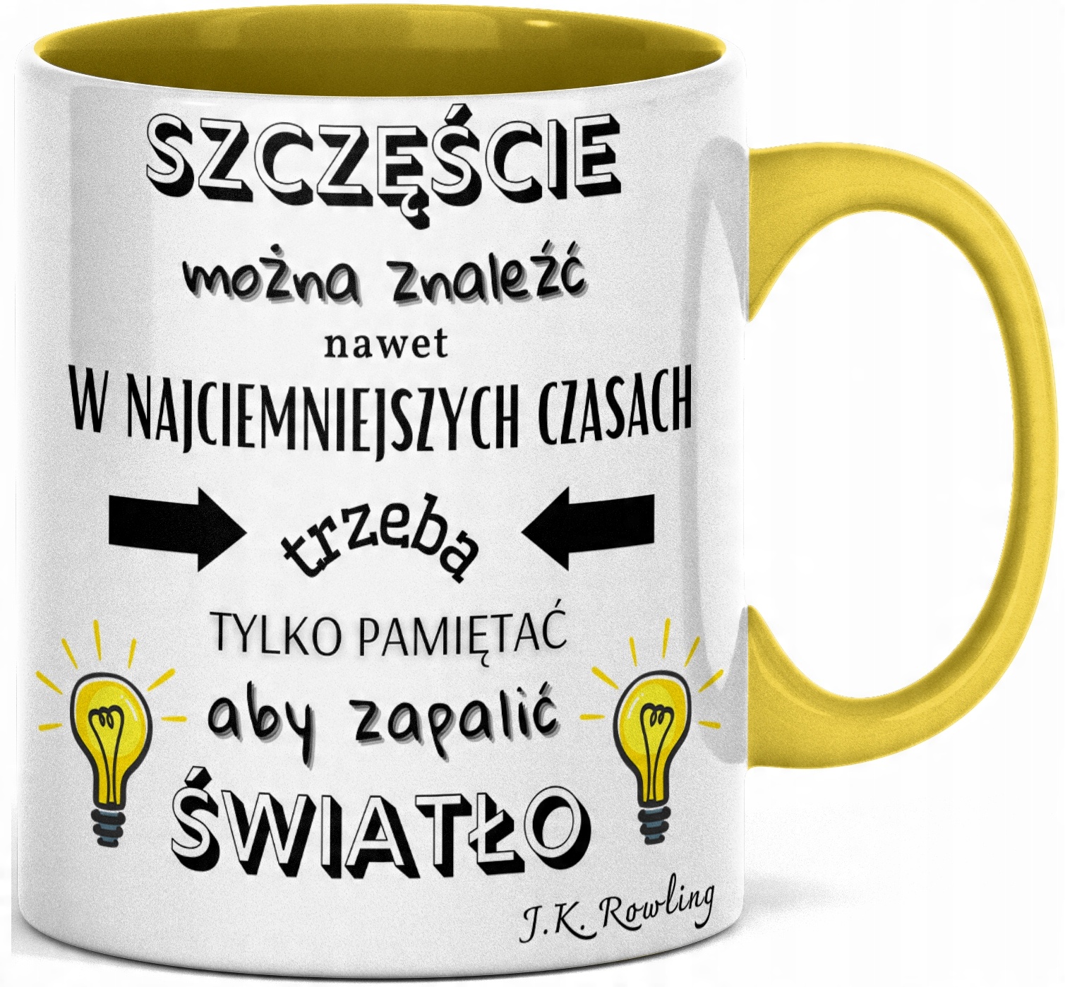 

Kubek motywacyjny z cytatem J.k. Rowling Harry P