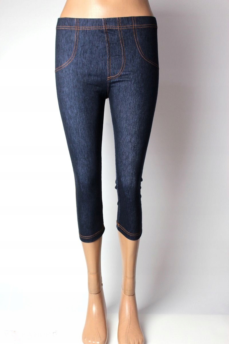 

Leginsy Legginsy 3/4 rybaczki - a'la dżins - S/m