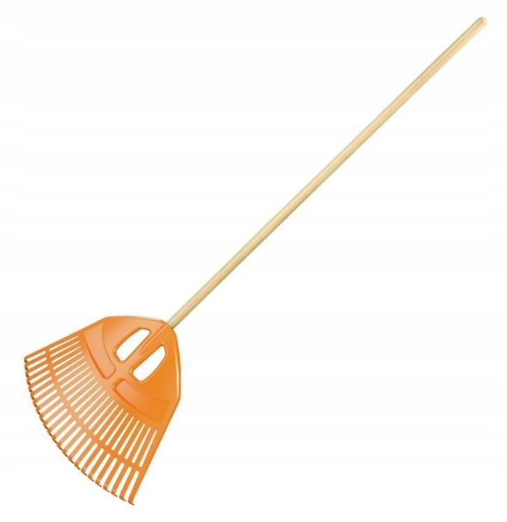 

Grabie Ogrodowe Do Liści Trawy 182CM Pomarańczowe
