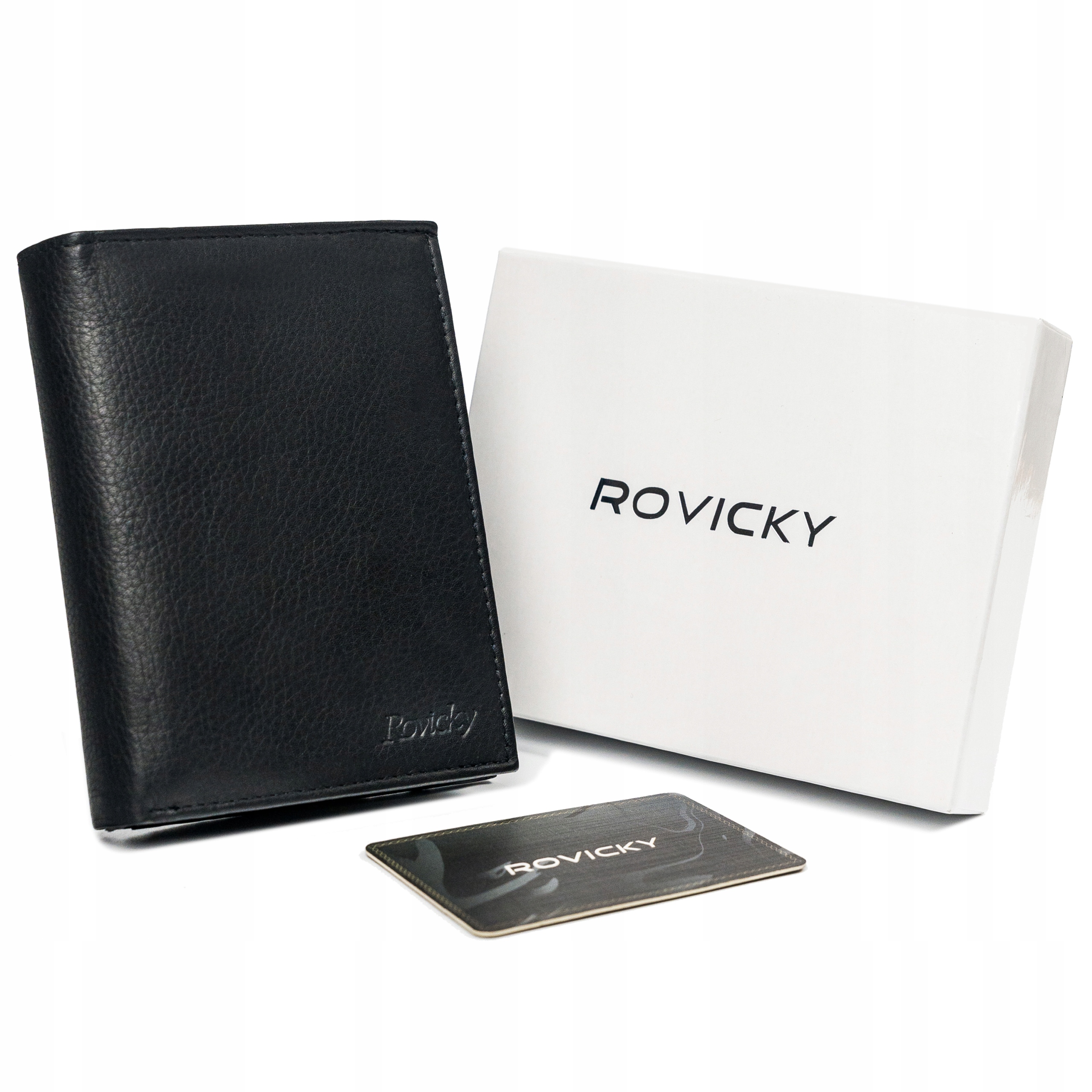 

Rovicky duży portfel męski skóra naturalna z Rfid