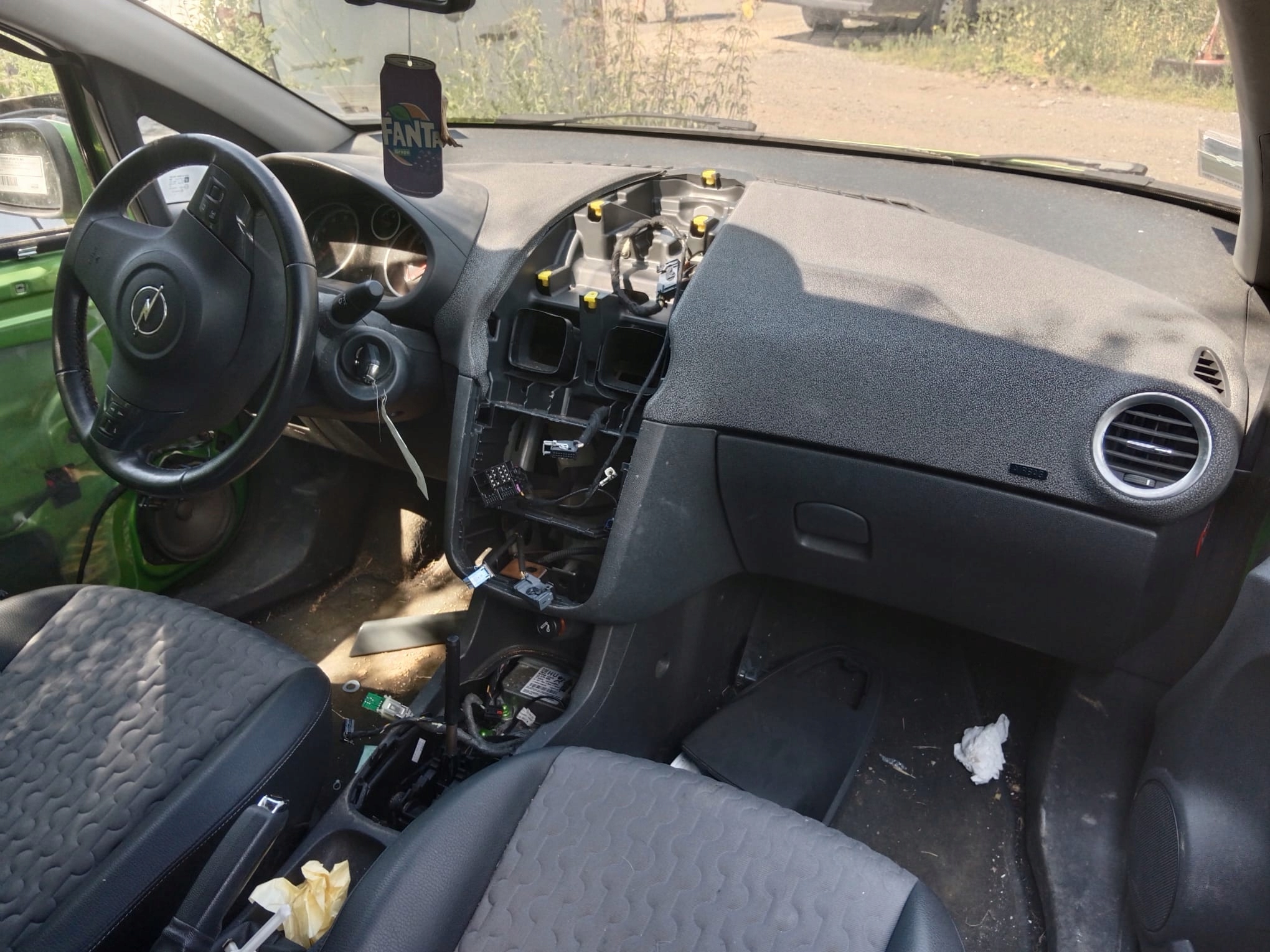 Console Airbag OPEL CORSA D Gris DEKOR