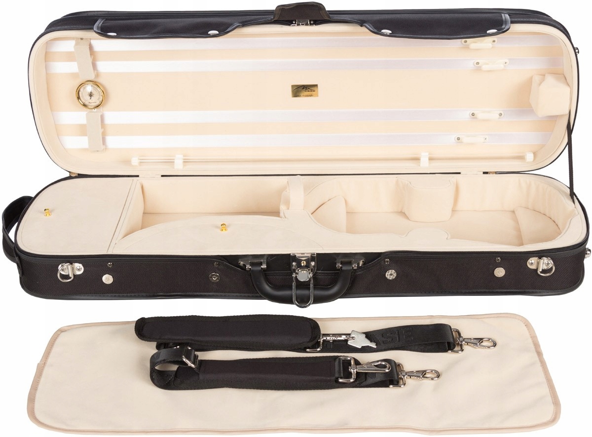 Houslový obal na housle Classic 4/4 M-case Černo-krémový