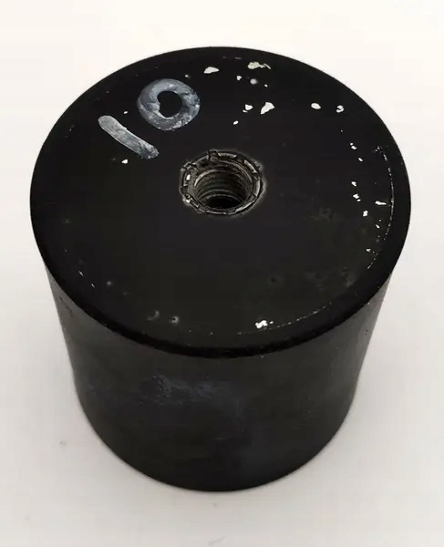 Amortyzator zagęszczarki 60x60mm M10 poduszka gumowa guma