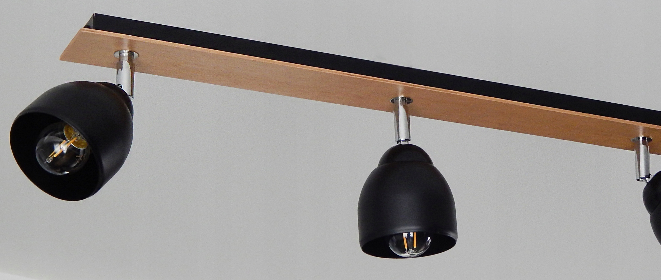 LAMPA PLAFON SUFITOWY 022-4PL LED DREWNO ŁEZKA E27 Rodzaj plafon