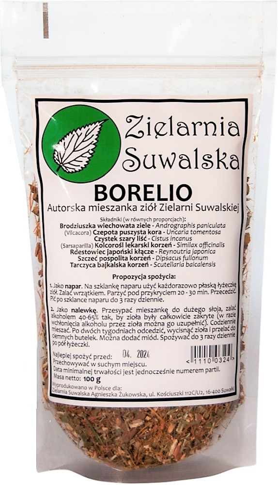 

Borelio 100g mieszanka ziół Zielarnia Suwalska